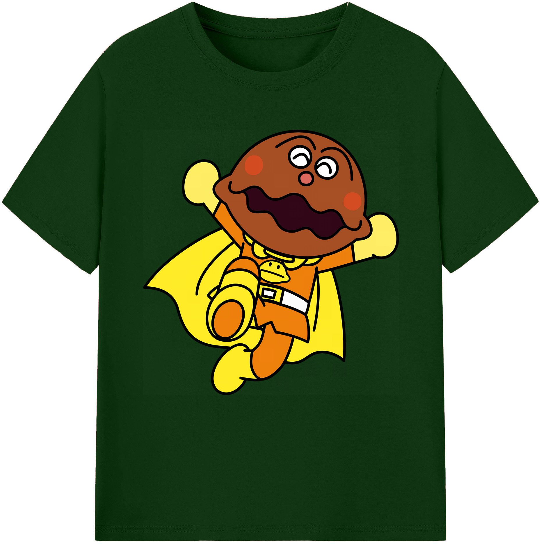 （画像用） アンパンマン Anpanman 綿100％半袖Tシャツ（フロントプリント）